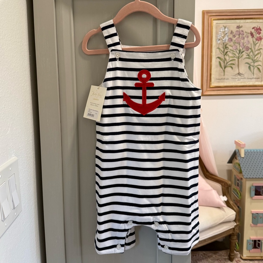 Rachel Riley Anchor Romper NEW